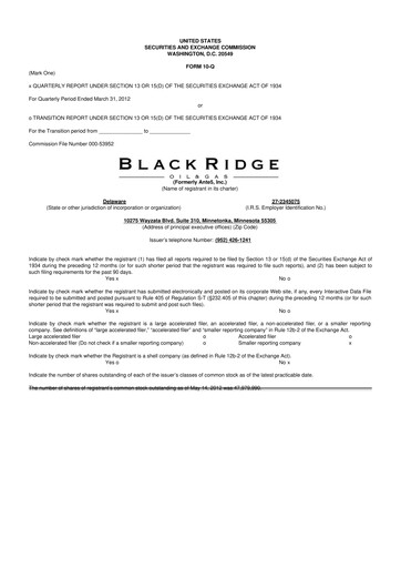 Thumbnail Sow Good 10-Q Quarterly Report FY2012 