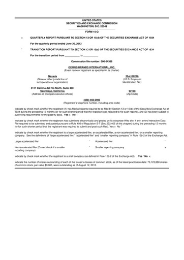 Thumbnail Kartoon Studios 10-Q Quarterly Report FY2013 