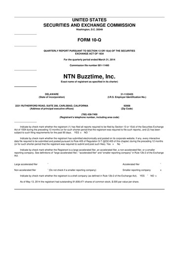 Thumbnail Eterna Therapeutics 10-Q Quarterly Report FY2014 