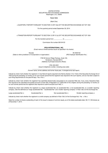 Thumbnail Paysign 10-Q Quarterly Report FY2014 