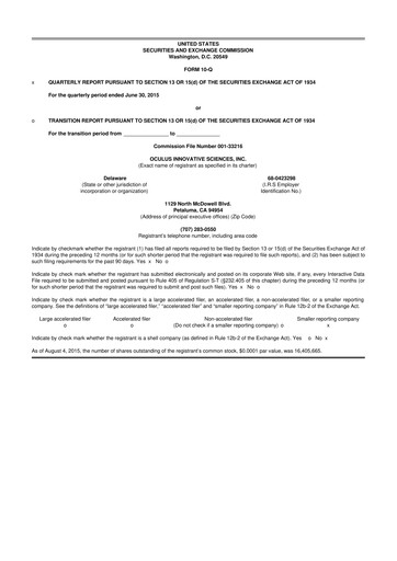 Vorschaubild Sonoma Pharmaceuticals 10-Q Quartalsbericht 2016 