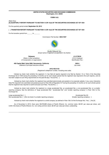 Vorschaubild Alto Ingredients 10-Q Quartalsbericht 2015 