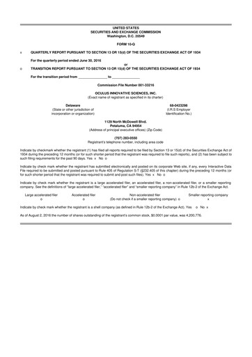 Vorschaubild Sonoma Pharmaceuticals 10-Q Quartalsbericht 2017 
