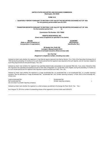 Thumbnail Xenetic Biosciences 10-Q Quarterly Report FY2016 