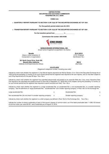 Thumbnail Kartoon Studios 10-Q Quarterly Report FY2016 