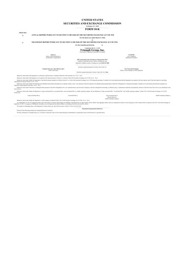 Thumbnail Triumph Group
 10-K Annual Report 2016