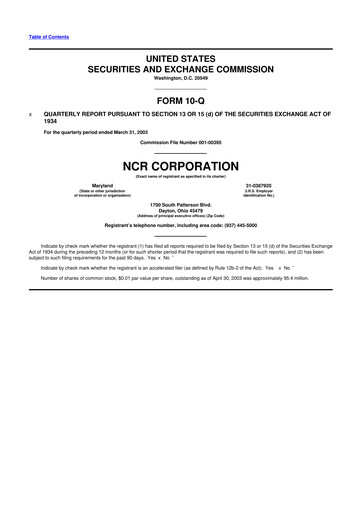 Thumbnail NCR Voyix Corporation 10-Q Quarterly Report FY 