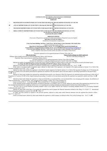 Thumbnail DRDGOLD 20-F Annual Report 