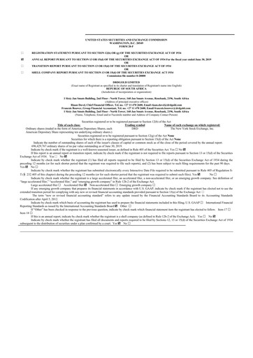 Thumbnail DRDGOLD 20-F Annual Report 