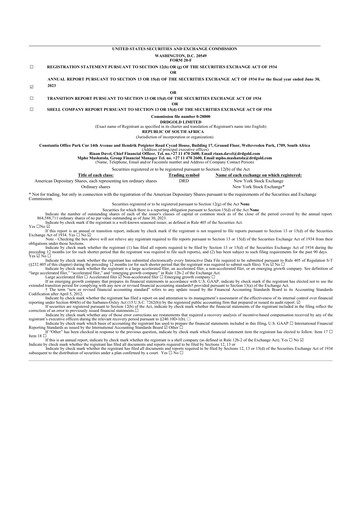 Thumbnail DRDGOLD 20-F Annual Report 