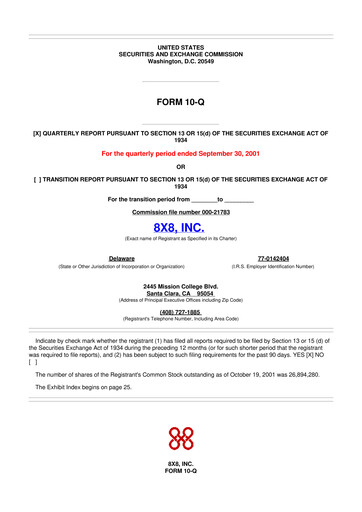 Thumbnail 8x8
 10-Q Quarterly Report FY 
