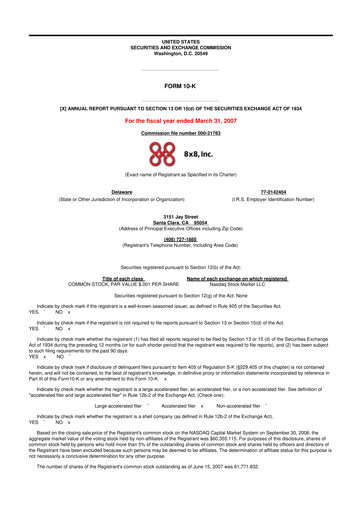 Thumbnail 8x8
 10-K Annual Report 