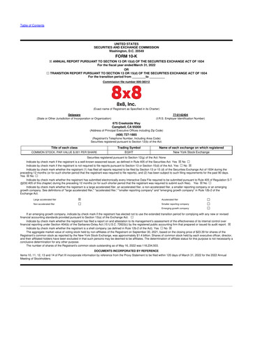 Thumbnail 8x8
 10-K Annual Report 2022