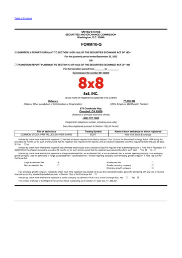 Thumbnail 8x8
 10-Q Quarterly Report FY2023 