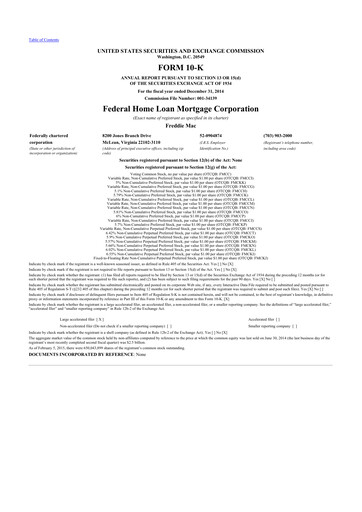 Thumbnail Freddie Mac
 10-K Annual Report 2014