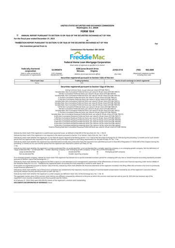 Thumbnail Freddie Mac
 10-K Annual Report 2023