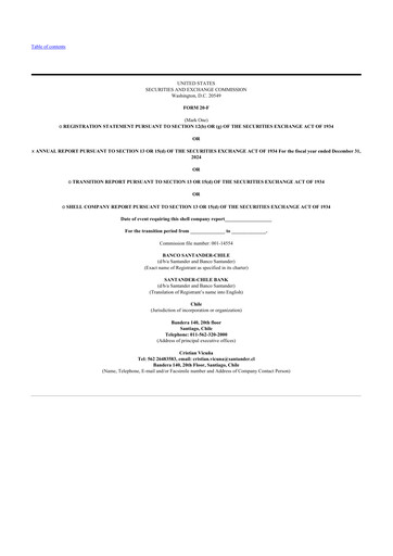 Thumbnail Banco Santander-Chile 20-F Annual Report 2024