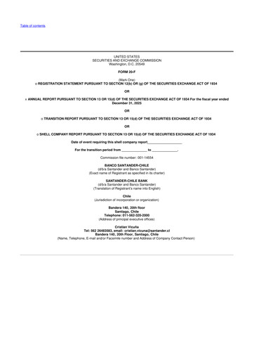 Thumbnail Banco Santander-Chile 20-F Annual Report 2025