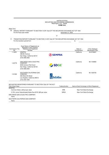 Thumbnail Sempra 10-K Annual Report 2025