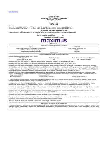 Thumbnail Maximus 10-K Annual Report 2024