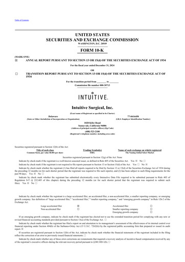 Thumbnail Intuitive Surgical 10-K Annual Report 2024