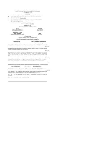 Vorschaubild Freedom Holding 10-K Jahresbericht 