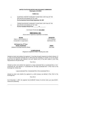 Thumbnail Freedom Holding 10-Q Quarterly Report FY 