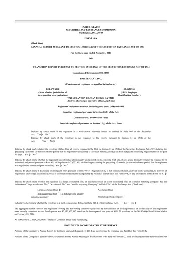 Thumbnail PriceSmart
 10-K Annual Report 2014