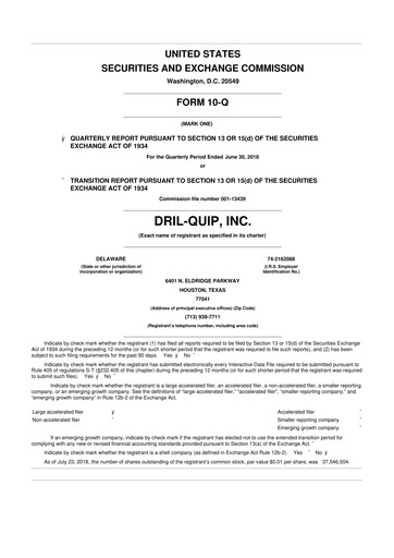 Vorschaubild Innovex International 10-Q Quartalsbericht 2018 