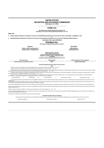 Thumbnail OneSpan 10-K Annual Report 2025
