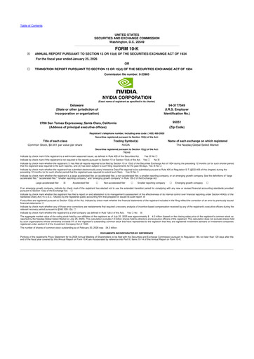 Thumbnail NVIDIA 10-K Annual Report 2026