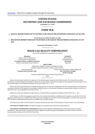 Thumbnail Veris Residential 10-K Annual Report 