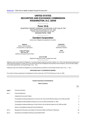 Thumbnail Avis Budget Group
 10-Q Quarterly Report FY 