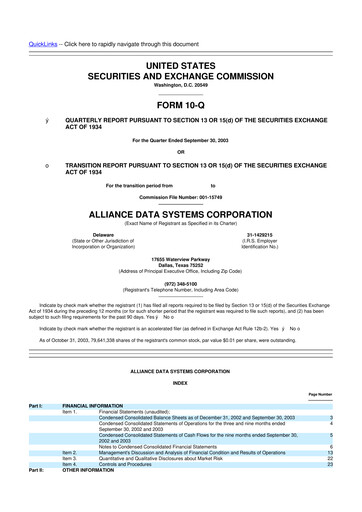 Thumbnail Bread Financial 10-Q Quarterly Report FY 