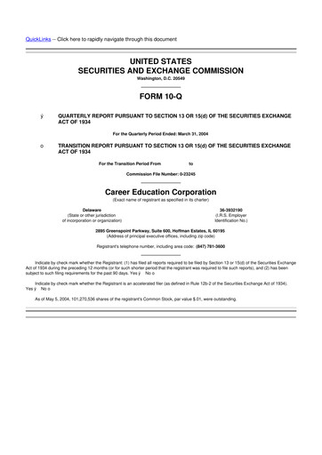 Miniature Perdoceo Education 10-Q Rapport trimestriel  