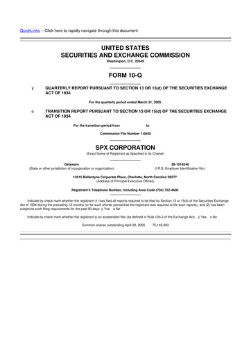 Thumbnail SPX Technologies 10-Q Quarterly Report FY 