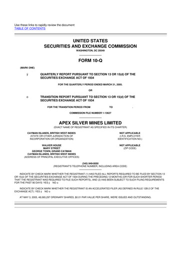 Thumbnail Golden Minerals
 10-Q Quarterly Report FY 