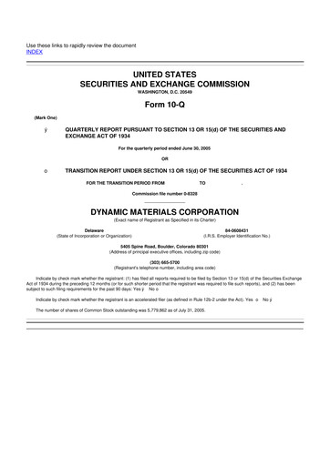 Thumbnail DMC Global 10-Q Quarterly Report FY 
