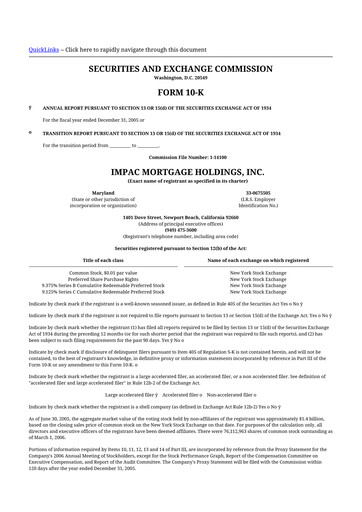 Vorschaubild Impac Mortgage Holdings 10-K Jahresbericht 