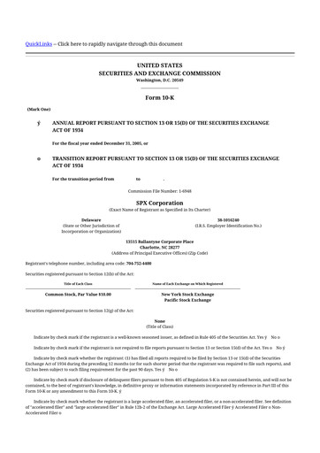 Thumbnail SPX Technologies 10-K Annual Report 