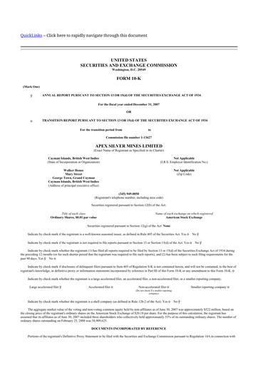 Thumbnail Golden Minerals
 10-K Annual Report 