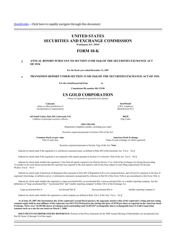 Thumbnail McEwen Mining 10-K Annual Report 