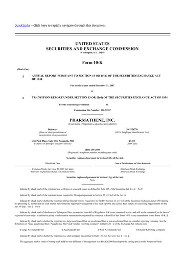 Vorschaubild Altimmune 10-K Jahresbericht 