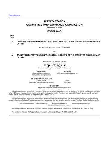 Thumbnail Hilltop Holdings 10-Q Quarterly Report FY 