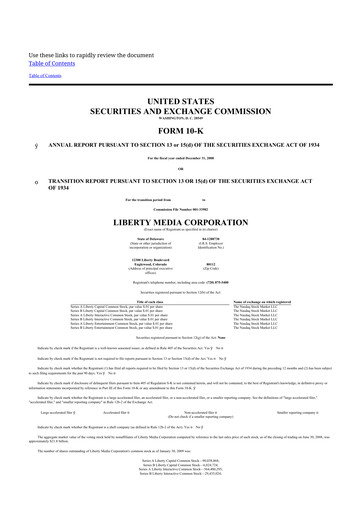 Miniature QVC Group 10-K Rapport annuel 