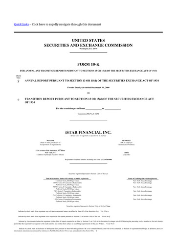 Thumbnail Safehold
 10-K Annual Report 