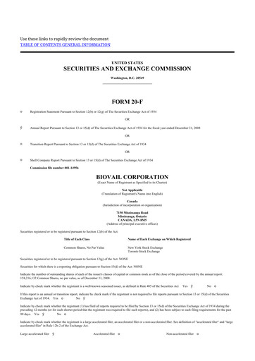 Vorschaubild Bausch Health
 20-F Jahresbericht 