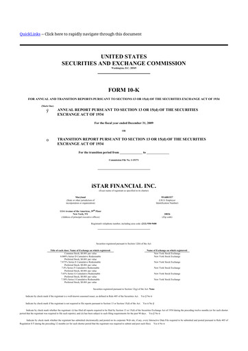 Thumbnail Safehold
 10-K Annual Report 