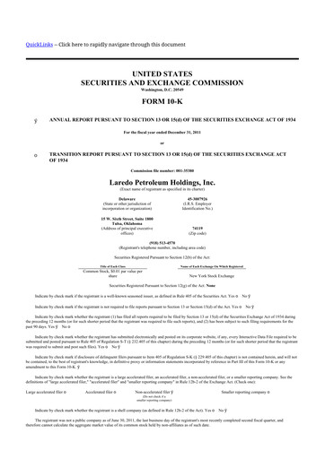 Thumbnail Vital Energy 10-K Annual Report 