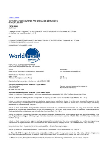 Miniature World Kinect 10-K Rapport annuel 2013